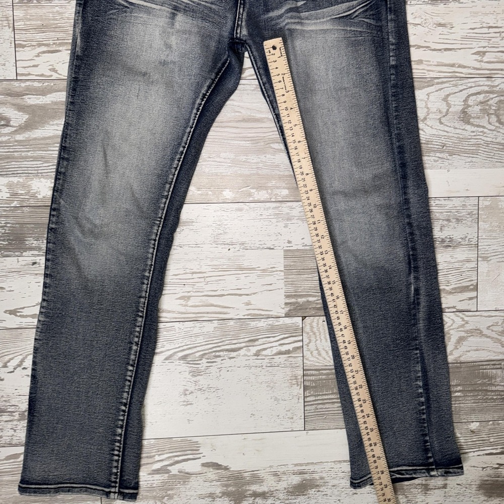 RGSTR Jeans Mens 32x32 Gray Slim Fit Tapered Leg Medium Wash Denim Stretch - Picture 7 of 10